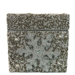 Beaded Snowflake Decorative Box